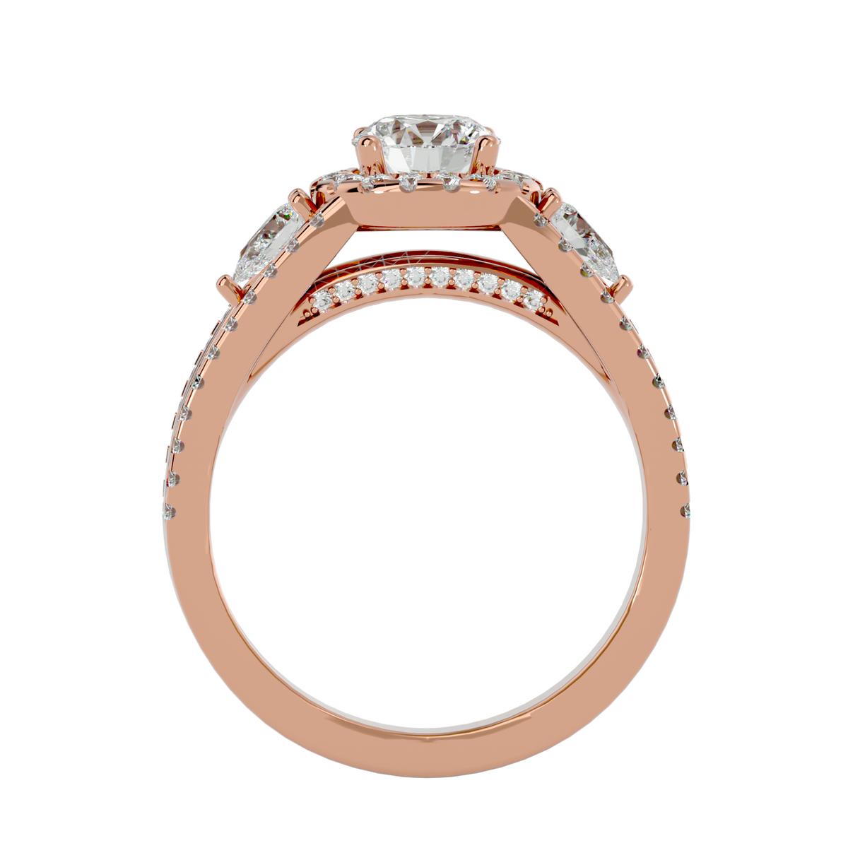 Vivienne Three Stone Ring