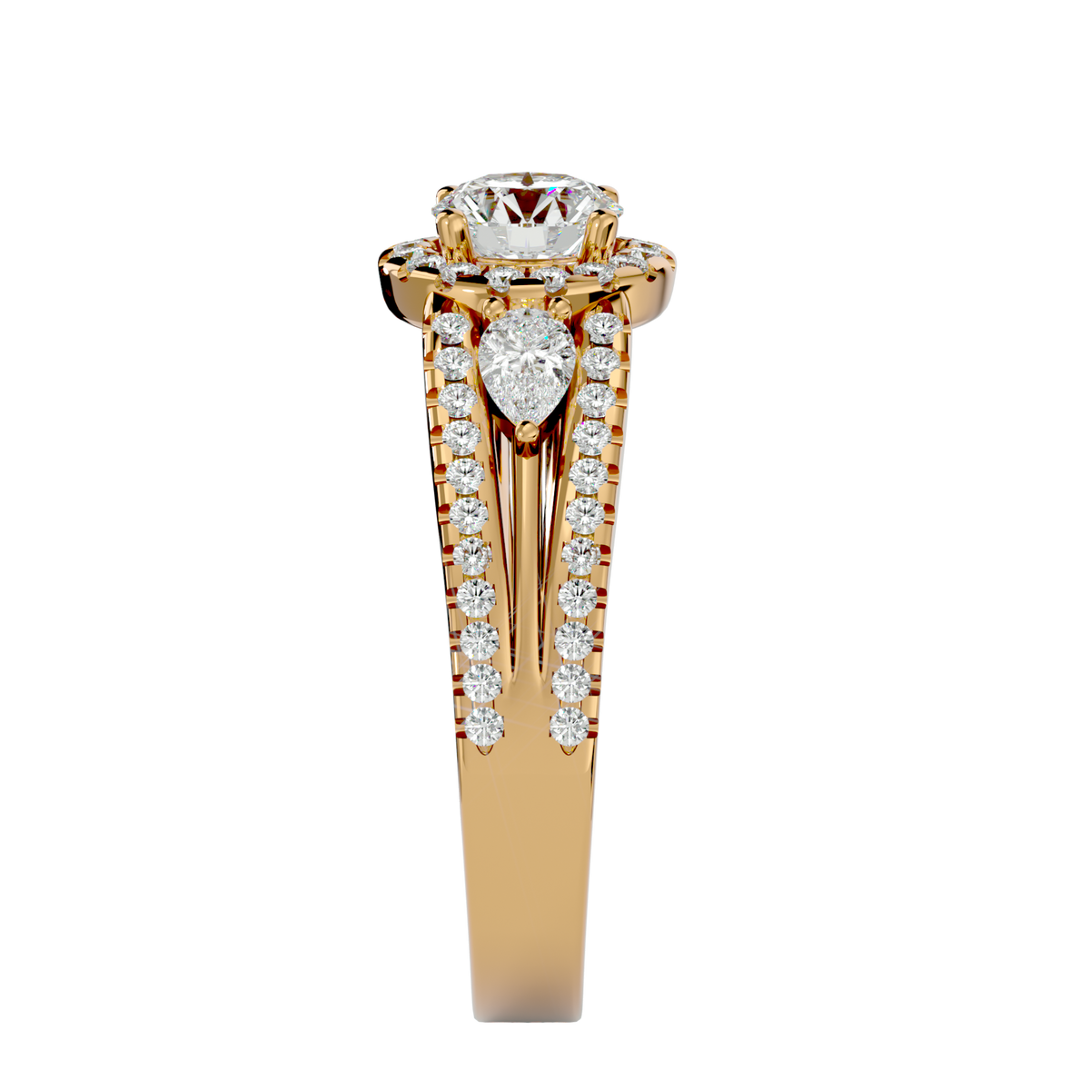 Vivienne Three Stone Ring