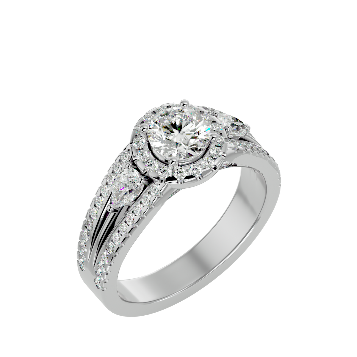 Vivienne Three Stone Ring