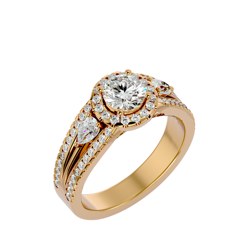 Vivienne Three Stone Ring