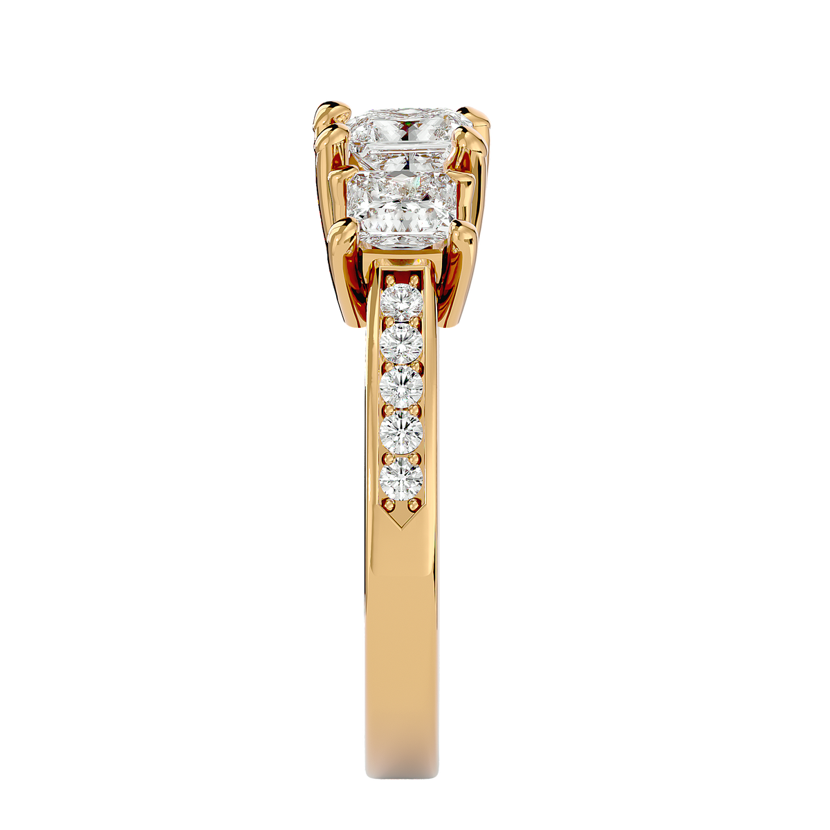 Isabella Three Stone Ring