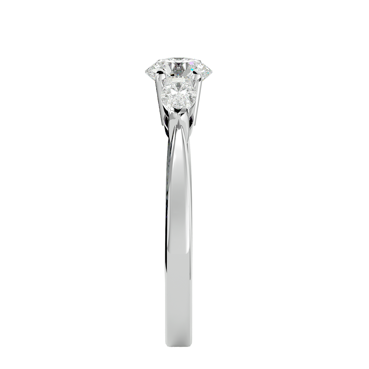 Lorelei Three Stone Ring