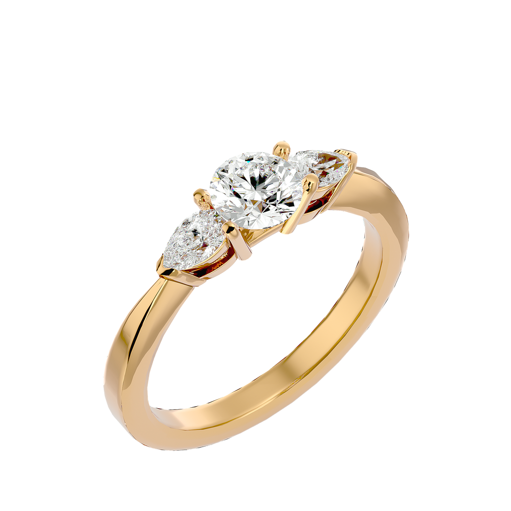 Lorelei Three Stone Ring