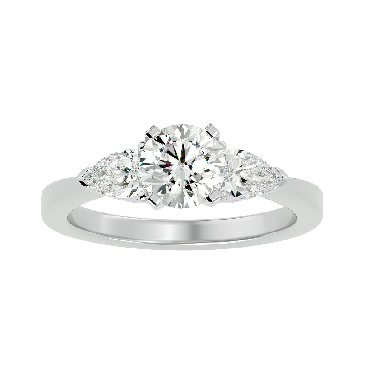 Madelina Three Stone Ring