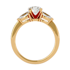 Madelina Three Stone Ring