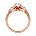 Madelina Three Stone Ring