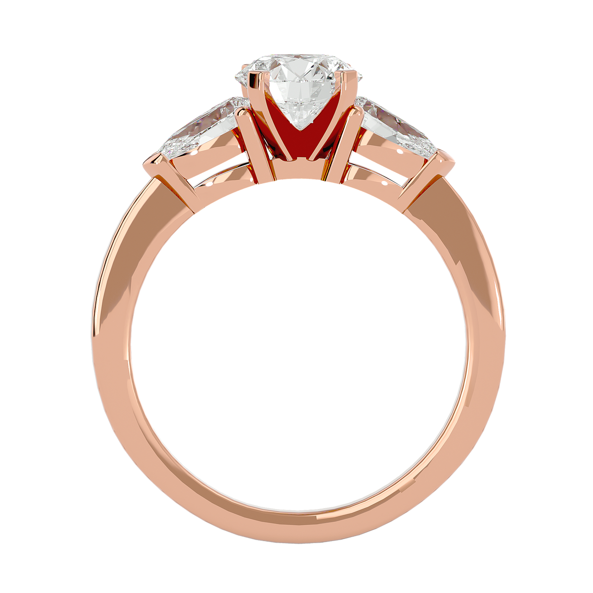 Madelina Three Stone Ring