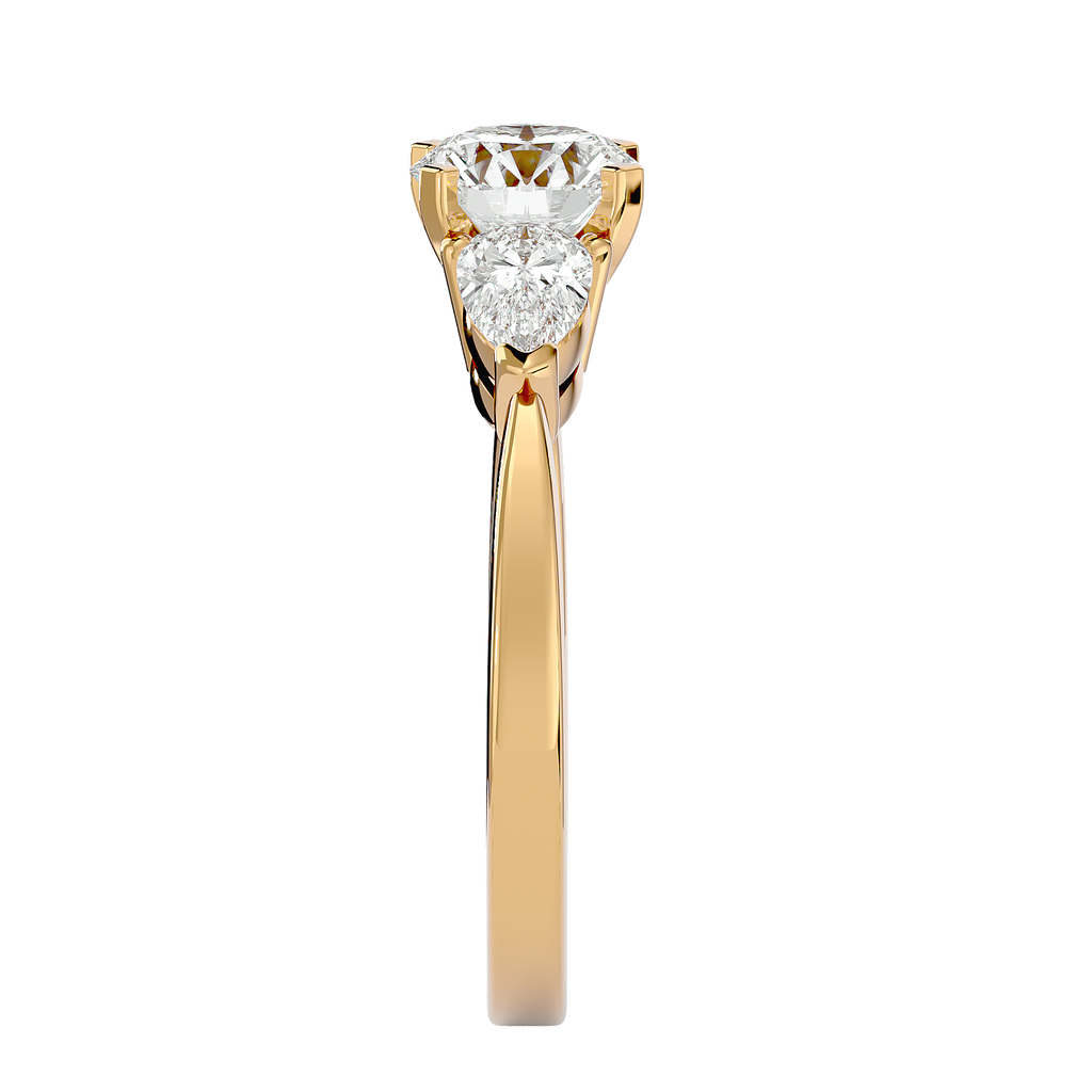 Madelina Three Stone Ring