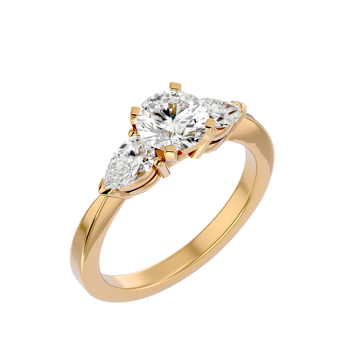 Madelina Three Stone Ring