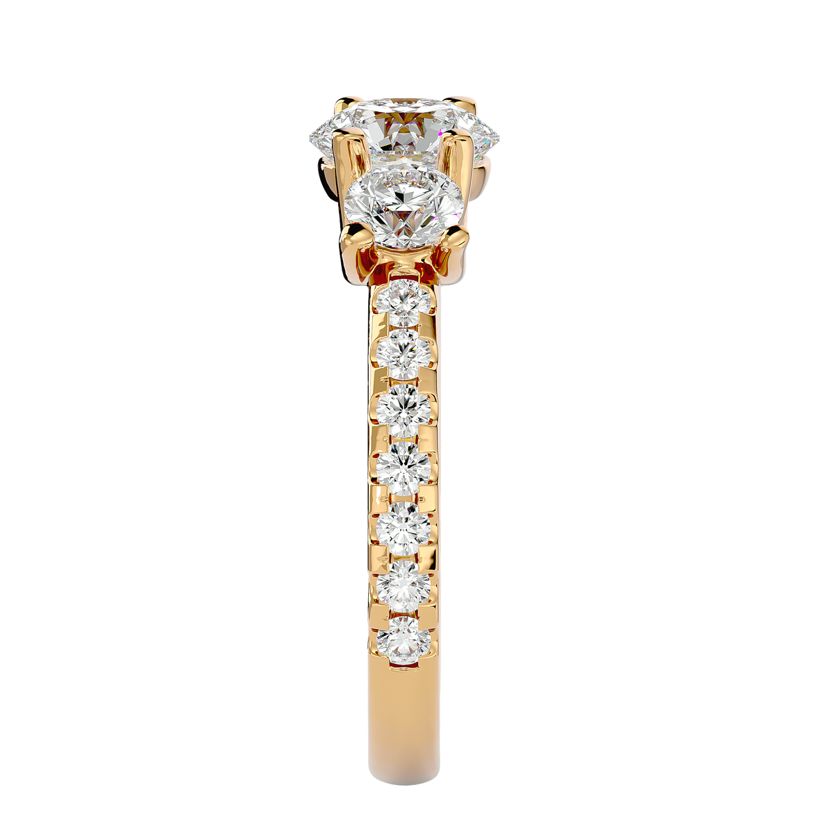 Marielle Three Stone Ring