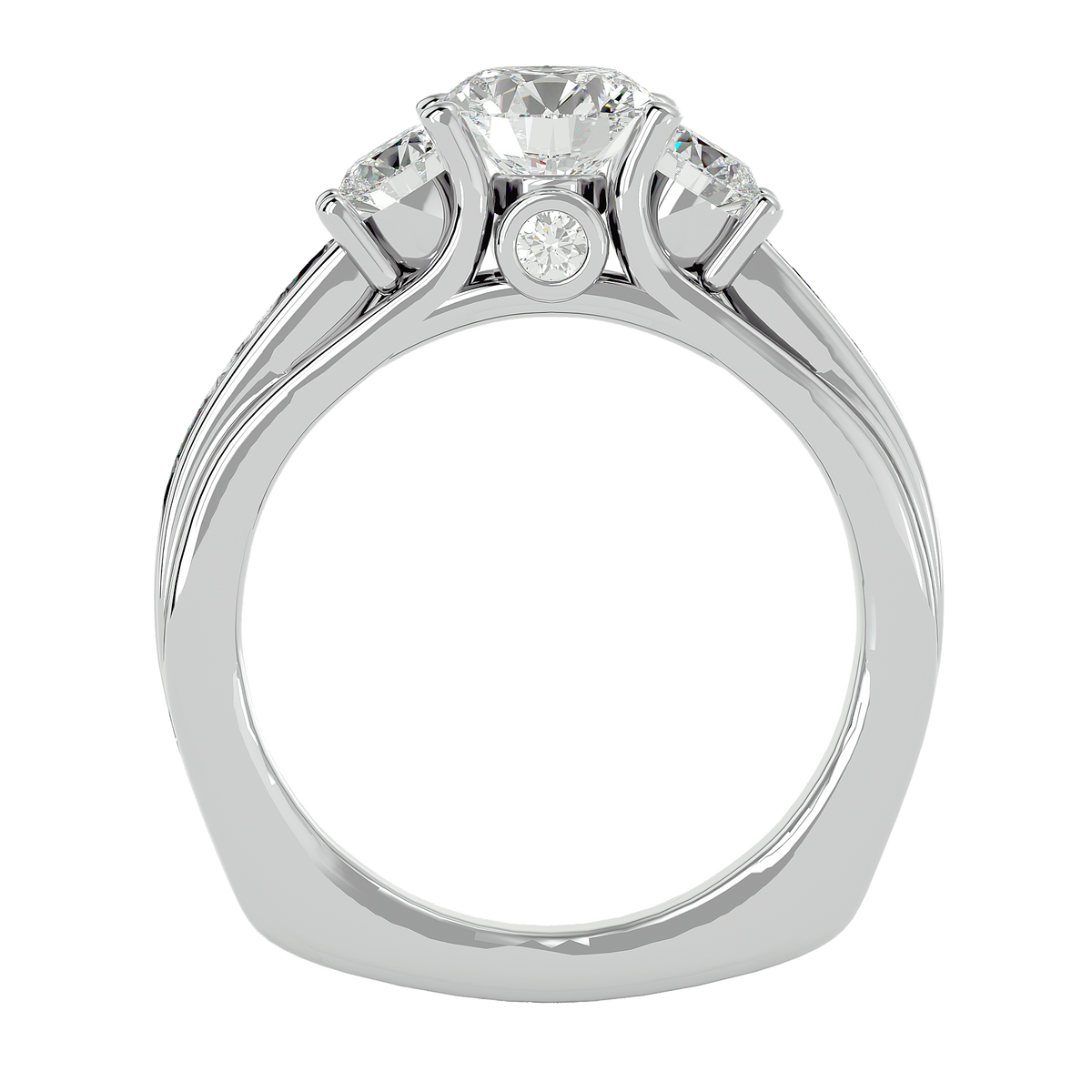 Samantha Three Stone Ring