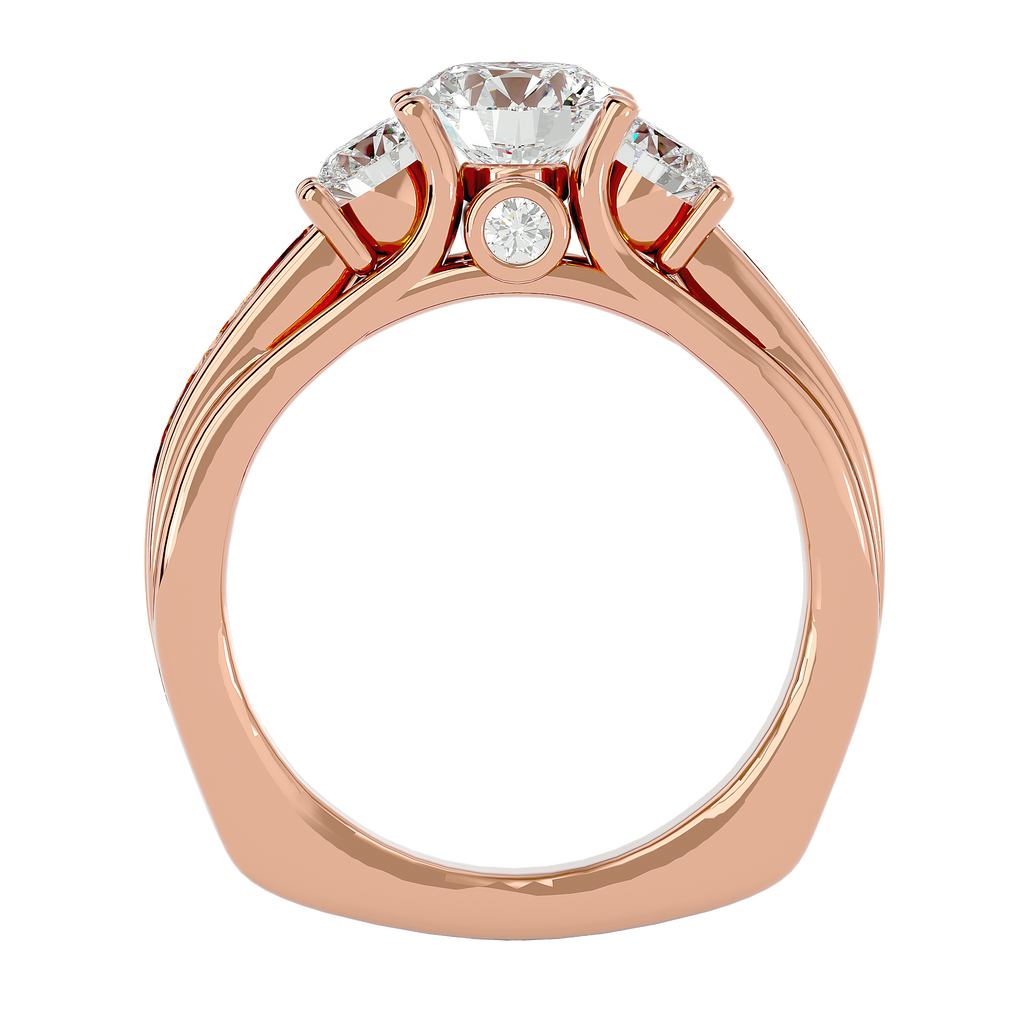 Samantha Three Stone Ring