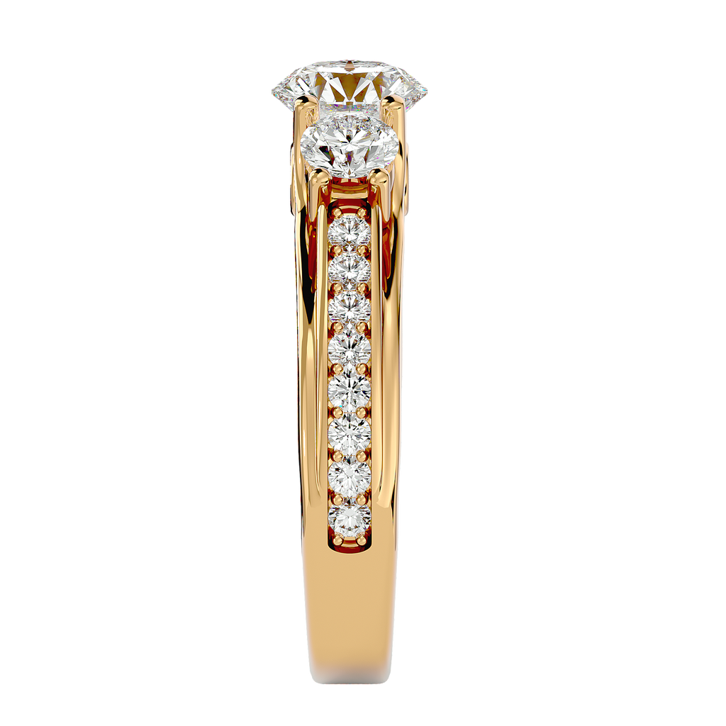 Samantha Three Stone Ring