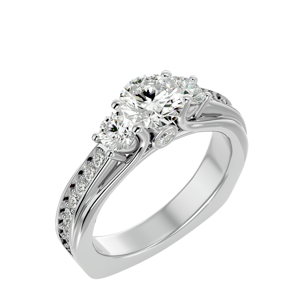 Samantha Three Stone Ring
