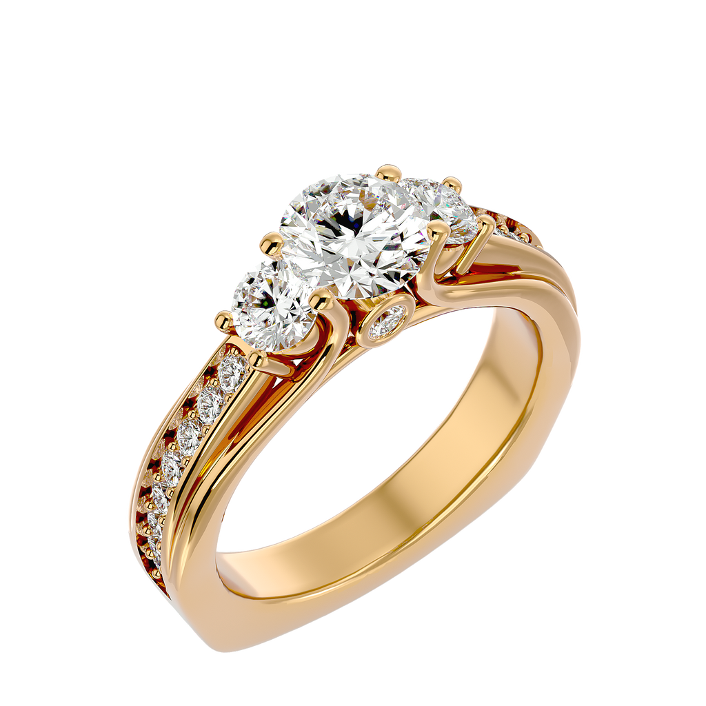 Samantha Three Stone Ring