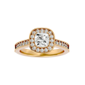 Clementine Solitaire Halo Ring