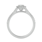 Coty Solitaire Halo Ring