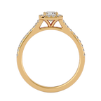 Coty Solitaire Halo Ring