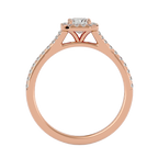 Coty Solitaire Halo Ring