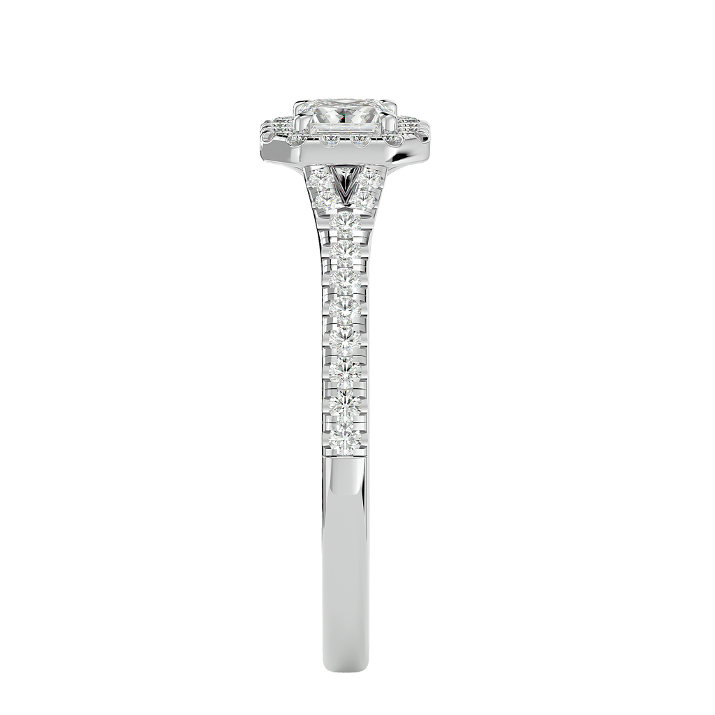 Coty Solitaire Halo Ring