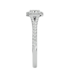 Coty Solitaire Halo Ring