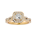 Daniella Solitaire Halo Ring