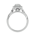 Daniella Solitaire Halo Ring