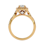 Daniella Solitaire Halo Ring
