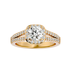Dior Solitaire Halo Ring