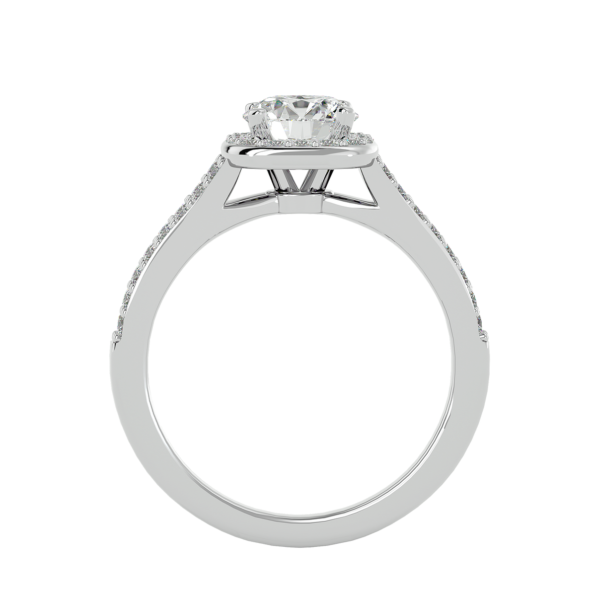 Dior Solitaire Halo Ring