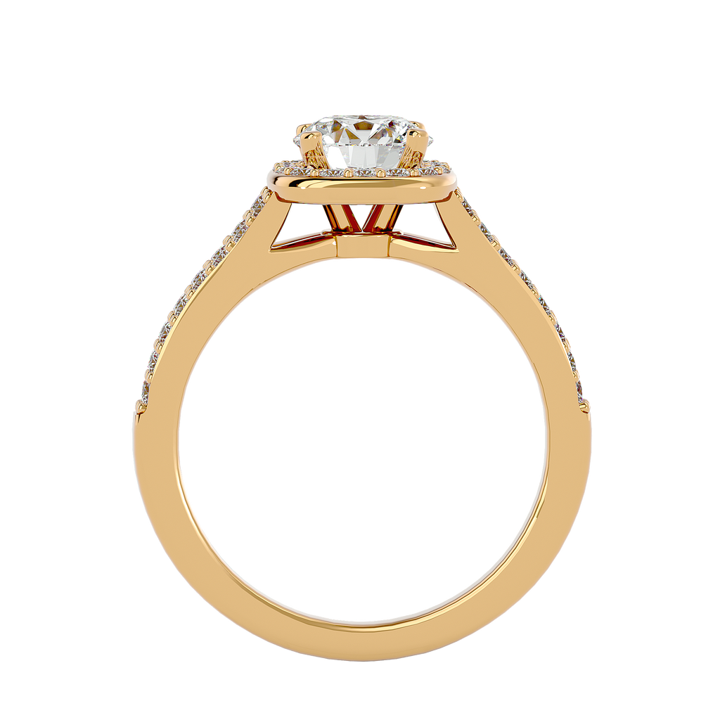 Dior Solitaire Halo Ring