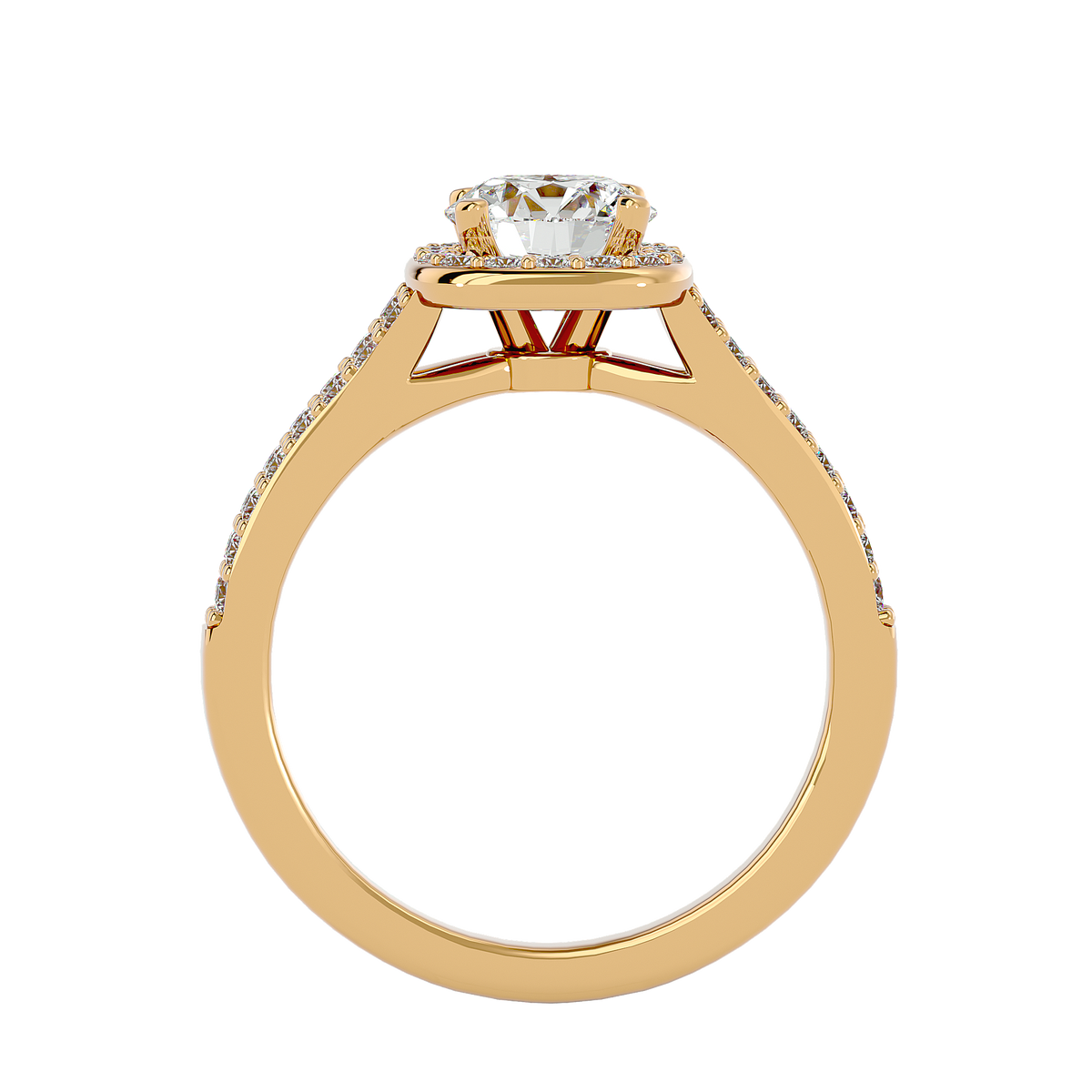 Dior Solitaire Halo Ring