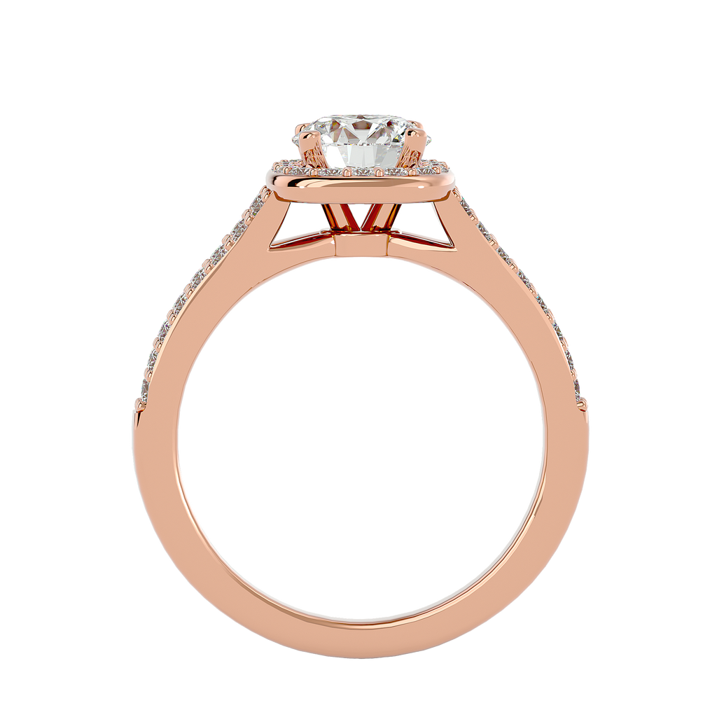 Dior Solitaire Halo Ring