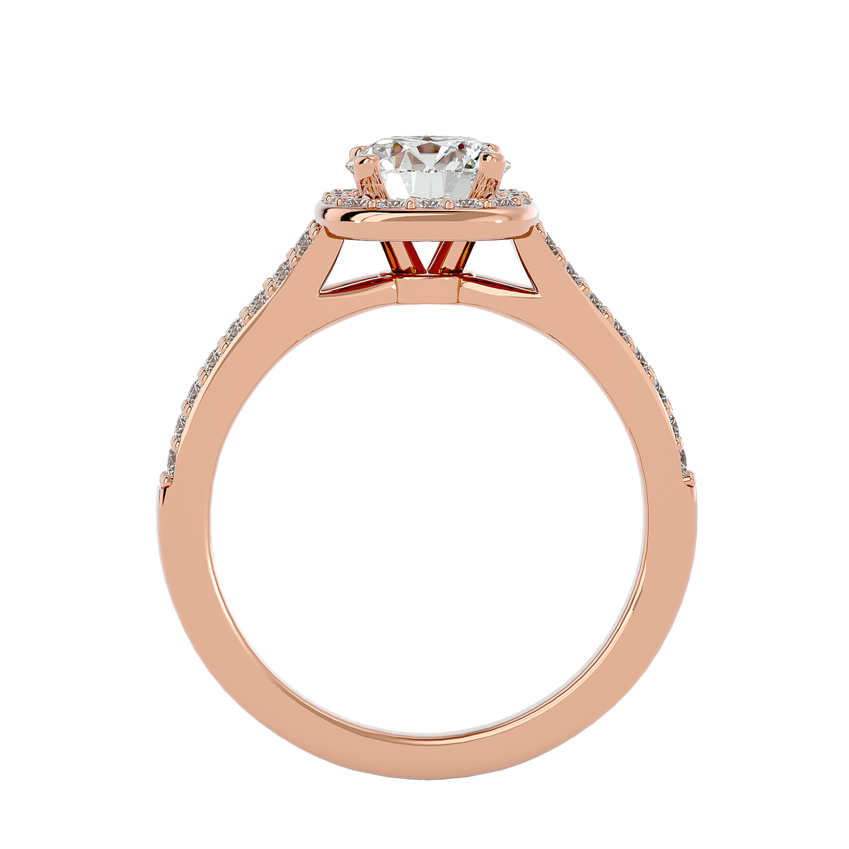 Dior Solitaire Halo Ring