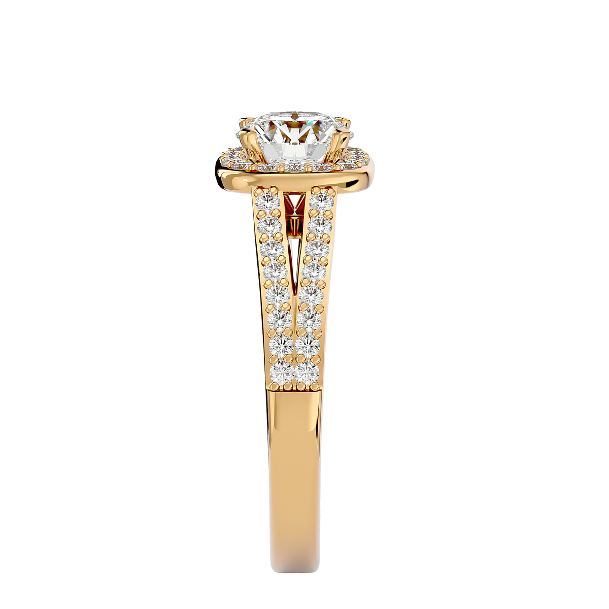 Dior Solitaire Halo Ring