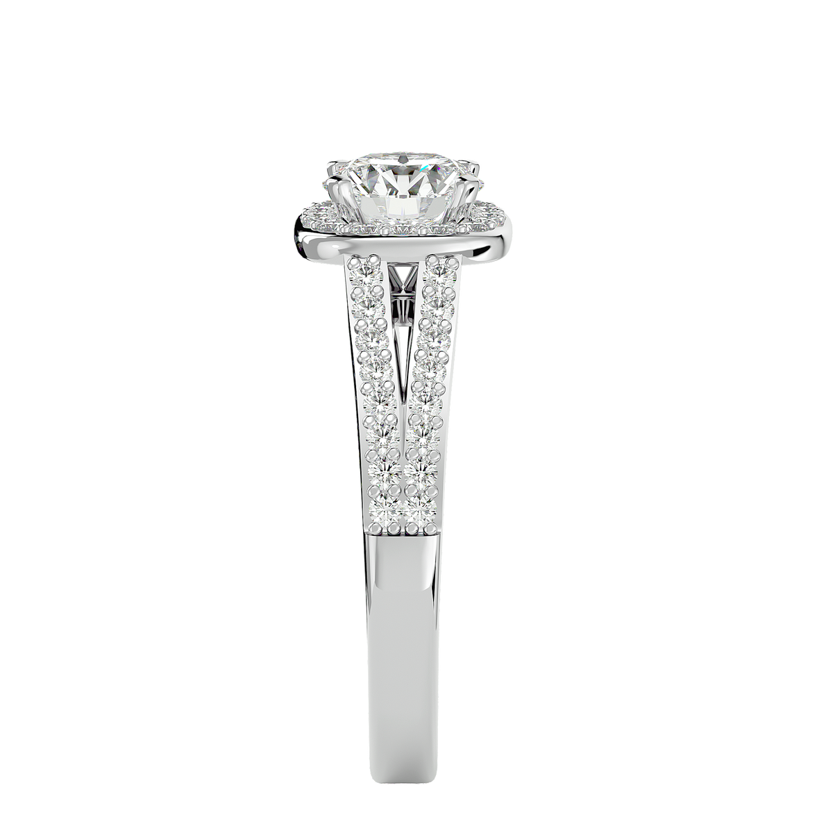 Dior Solitaire Halo Ring