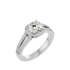 Dior Solitaire Halo Ring