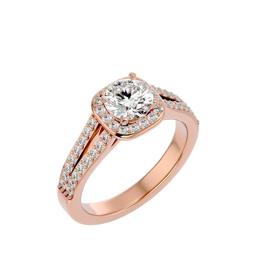Dior Solitaire Halo Ring