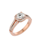 Dior Solitaire Halo Ring