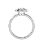 Donatella Solitaire Halo Ring