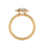 Donatella Solitaire Halo Ring
