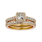 Evianna Solitaire Halo Ring
