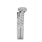 Evianna Solitaire Halo Ring