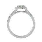 Florence Solitaire Halo Ring