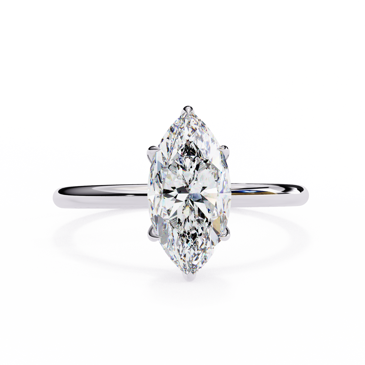 Lily Solitaire Ring