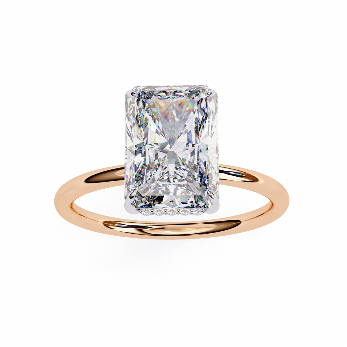 Aster Solitaire Ring