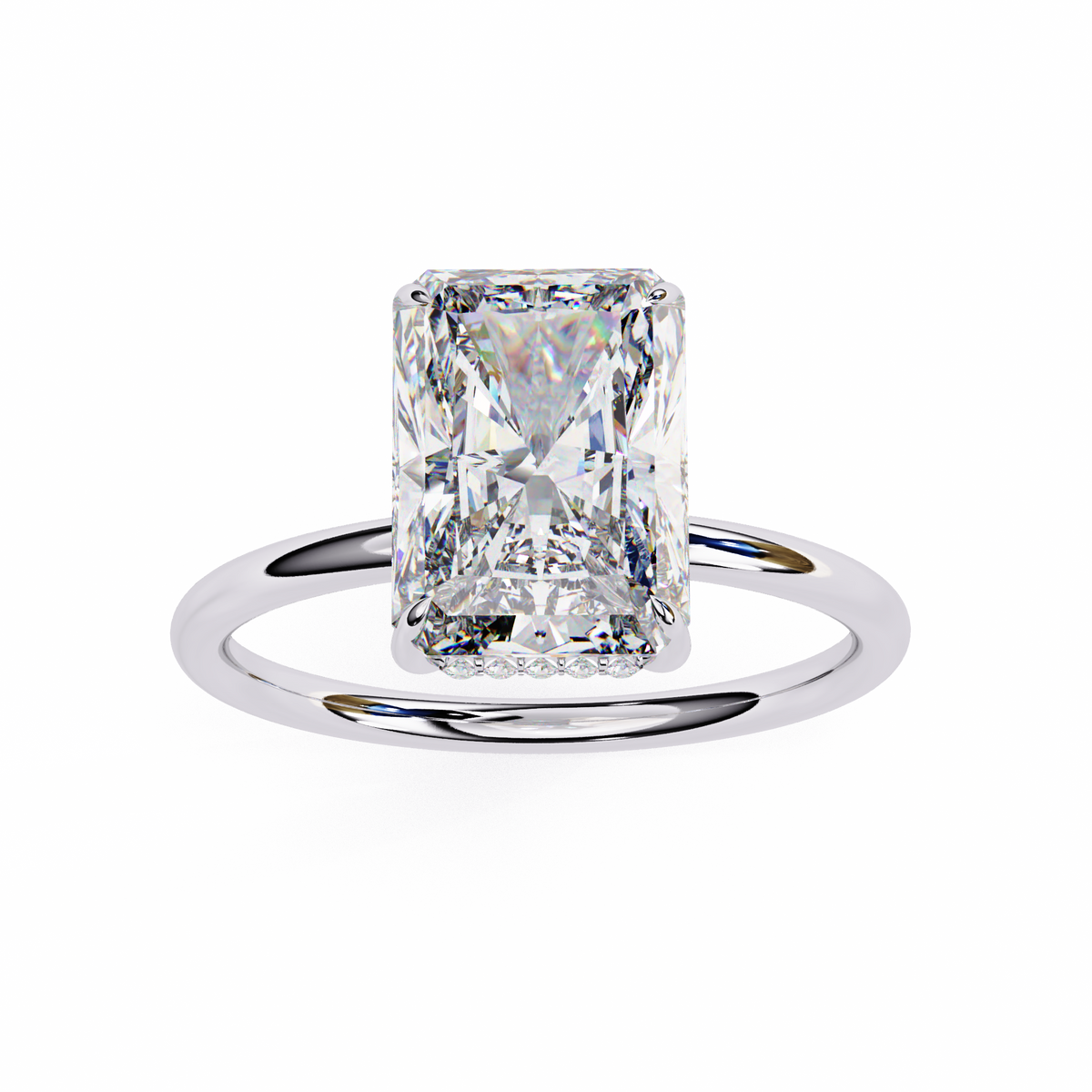 Aster Solitaire Ring