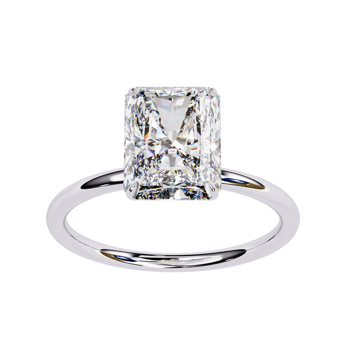 Poppy Solitaire Ring