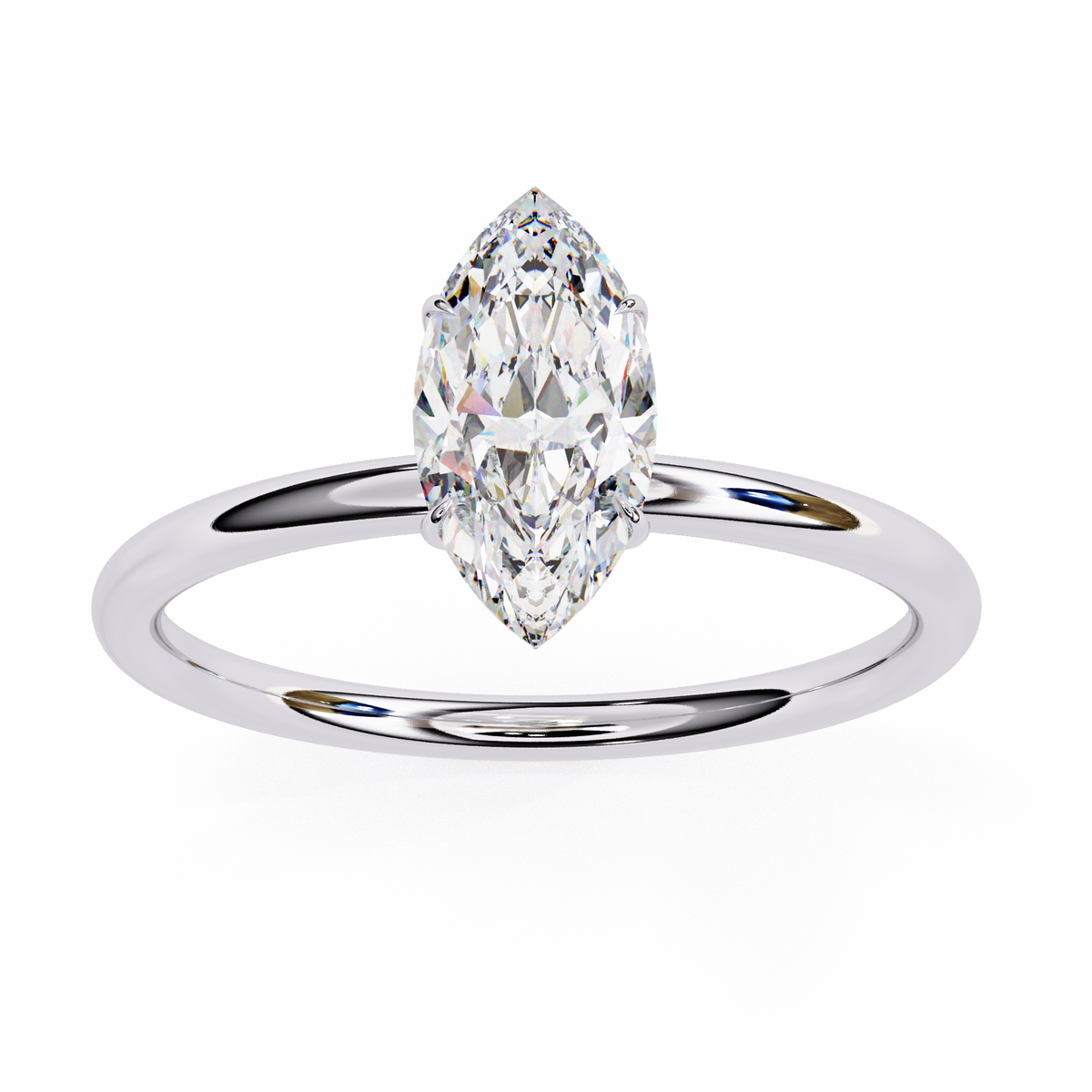 Lily Solitaire Ring