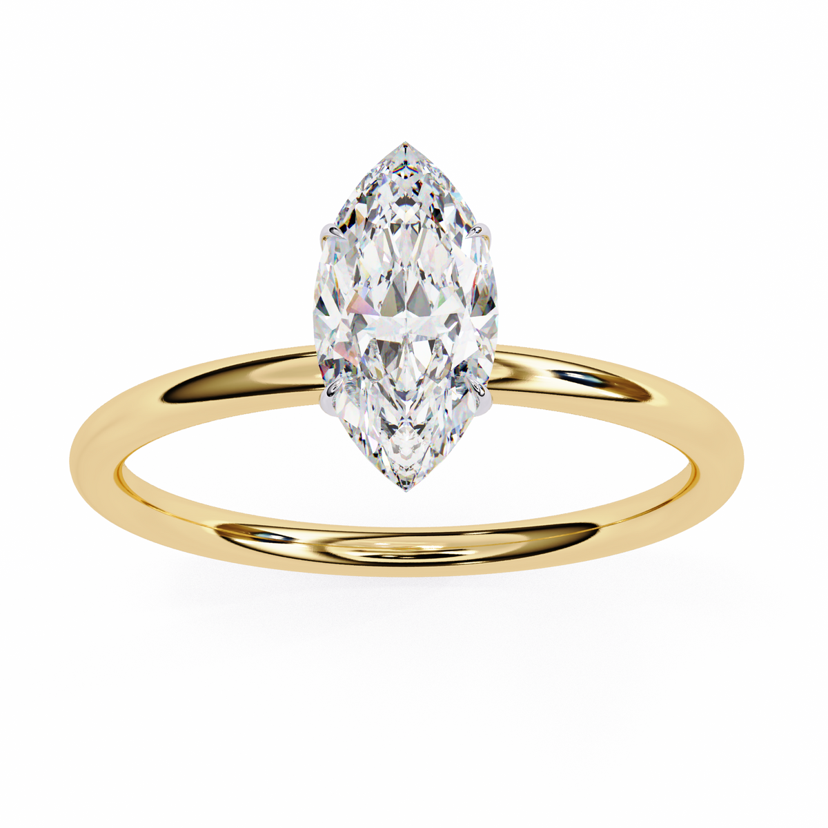 Lily Solitaire Ring